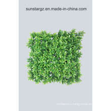 Anti UV Holly Hedge Panel Green Wall Artificial Plant for Home Decoration with SGS Certificiate (49300)